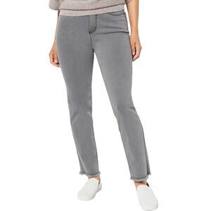 Peace Love World Gray Love Note Straight Leg Jeans Size 2P